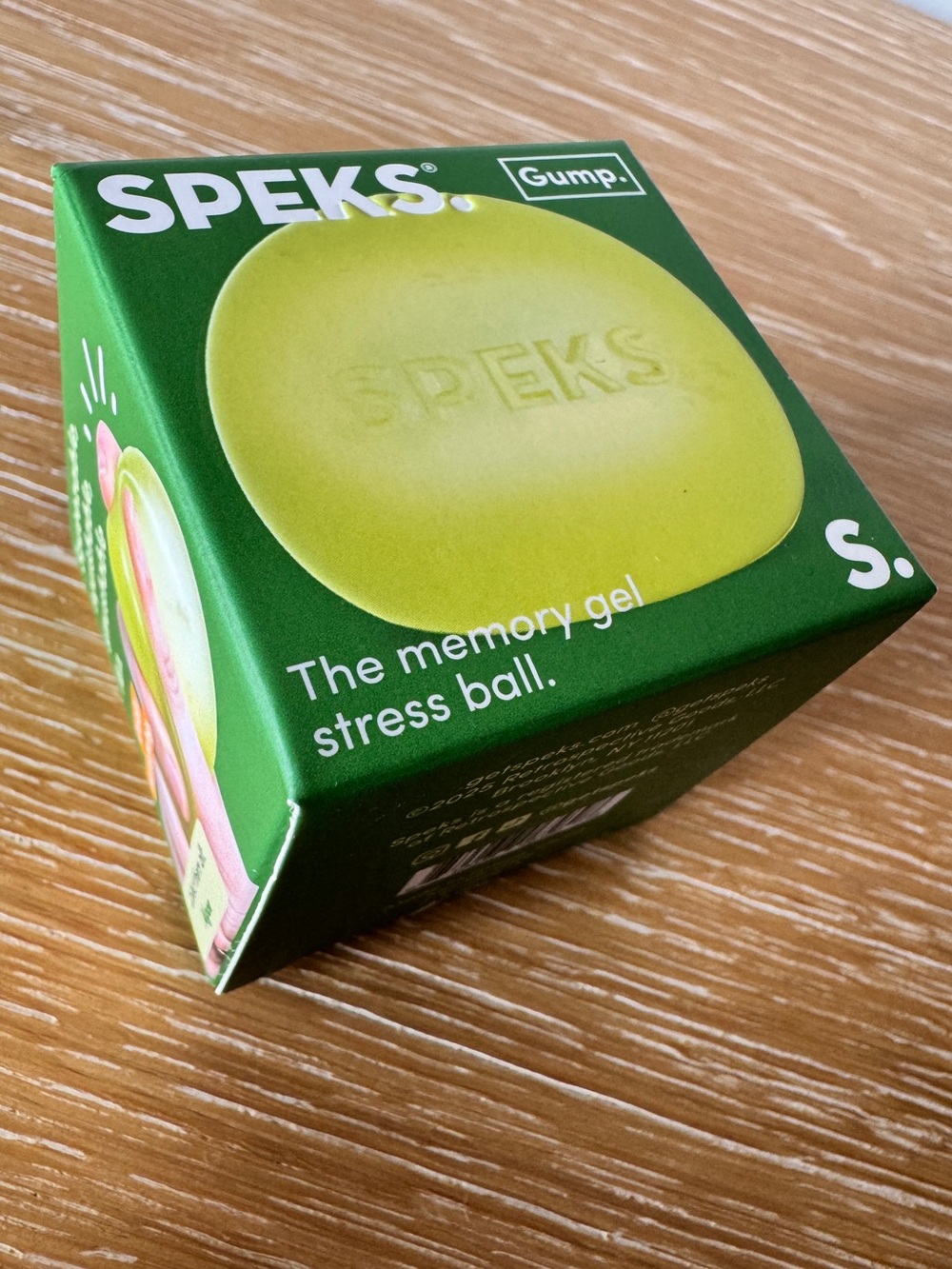 NWT SPEKS Gump ALGAE Memory Gel Stress Ball Original Size Sealed & Ready to Ship - Picture 7 of 10